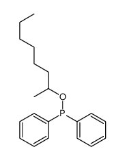 octan-2-yloxy(diphenyl)phosphane Structure