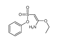 phenyl 2-amino-2-ethoxyethenesulfonate Structure