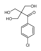 1-(4-chlorophenyl)-3-hydroxy-2,2-bis(hydroxymethyl)propan-1-one Structure