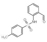 Benzenesulfonamide,N-(2-formylphenyl)-4-methyl- structure