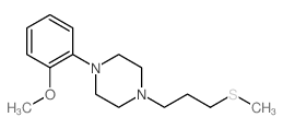 1-(2-methoxyphenyl)-4-(3-methylsulfanylpropyl)piperazine picture