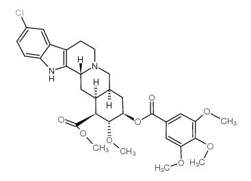 氯舍平结构式