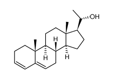 20α-hydroxy-pregna-3,5-diene Structure