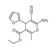 6-氨基-5-氰基-4-(2-呋喃基)-2-甲基-4H-吡喃-3-羧酸乙酯图片