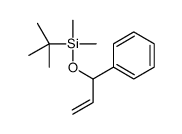 tert-butyl-dimethyl-(1-phenylprop-2-enoxy)silane结构式