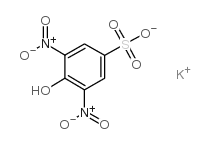 3,5-DINTRO-4-HYDROXYBENZENESULFONIC ACID POTASSIUM SALT structure