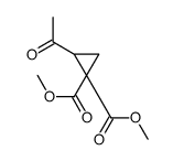 dimethyl 2-acetylcyclopropane-1,1-dicarboxylate Structure