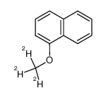 1-[α,α,α-2H3]-methoxynaphthalene Structure