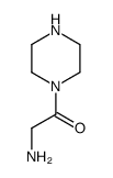 1-(Aminoacetyl)piperazine Structure