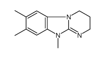 Pyrimido[1,2-a]benzimidazole, 2,3,4,10-tetrahydro-7,8,10-trimethyl- (9CI) Structure