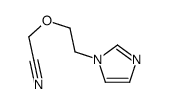 2-(2-imidazol-1-ylethoxy)acetonitrile Structure