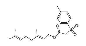 (E)-Geranyl p-toluenesufonylacetate Structure