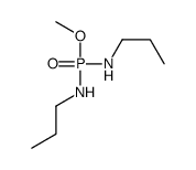 N-[methoxy(propylamino)phosphoryl]propan-1-amine Structure