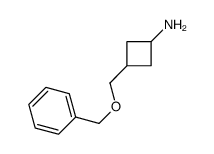 顺式-3-[(苄氧基)甲基]环丁胺结构式