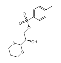 3-O-Tosyl-D-glycero-triose-trimethylendithioacetal结构式