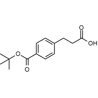 3-(4-(tert-Butoxycarbonyl)phenyl)propanoicacid structure