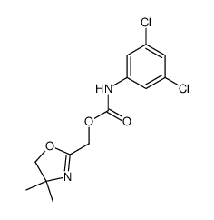 (3,5-Dichloro-phenyl)-carbamic acid 4,4-dimethyl-4,5-dihydro-oxazol-2-ylmethyl ester结构式