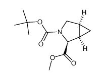 (1R,2S,5S)-3-tert-butoxycarbonyl-2-methoxycarbonyl-3-azabicyclo[3.1.0]hexane Structure