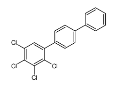 1,2,3,4-tetrachloro-5-(4-phenylphenyl)benzene Structure