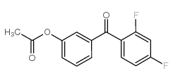 3-ACETOXY-2',4'-DIFLUOROBENZOPHENONE图片