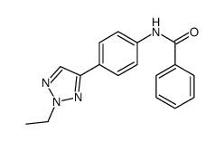 N-[4-(2-ethyltriazol-4-yl)phenyl]benzamide结构式