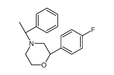 (2S)-2-(4-fluorophenyl)-4-[(1S)-1-phenylethyl]morpholine Structure