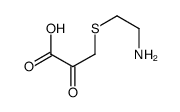 3-(2-aminoethylsulfanyl)-2-oxopropanoic acid Structure