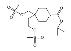 4-(2-((甲基磺酰基)氧基)乙基)-4-(((甲基磺酰基)氧基)甲基)哌啶-1-羧酸叔丁酯图片