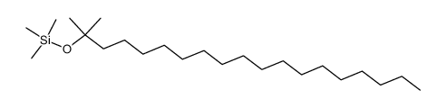 2-methyl-2-trimethylsilyloxynonadecane结构式