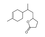 dihydro-5-[2-(4-methyl-3-cyclohexen-1-yl)propyl]furan-2(3H)-one Structure