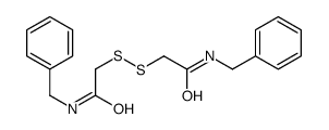 N-benzyl-2-[[2-(benzylamino)-2-oxoethyl]disulfanyl]acetamide Structure