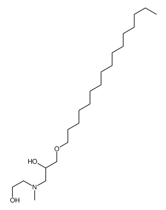 1-hexadecoxy-3-[2-hydroxyethyl(methyl)amino]propan-2-ol Structure