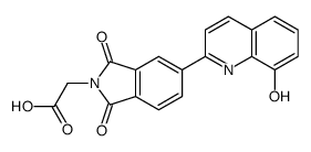 2-[5-(8-hydroxyquinolin-2-yl)-1,3-dioxoisoindol-2-yl]acetic acid Structure