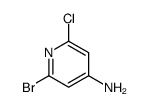 2-bromo-6-chloropyridin-4-amine structure