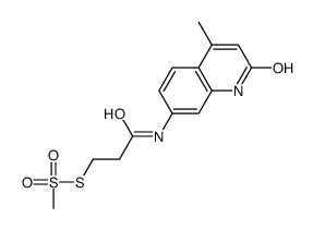 Carbostyril 124 N-Carboxyethyl Methanethiosulfonate Structure