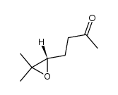 (S)-4-(3,3-dimethyloxiran-2-yl)butan-2-one结构式