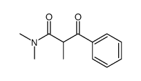 N,N,2-trimethyl-3-oxo-3-phenylpropanamide Structure