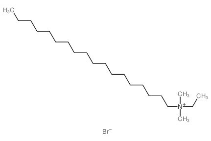 1-Octadecanaminium,N-ethyl-N,N-dimethyl-, bromide (1:1)结构式