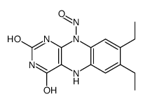 7,8-diethyl-10-nitroso-1,5-dihydrobenzo[g]pteridine-2,4-dione Structure