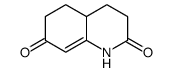 1,3,4,4a,5,6-hexahydroquinoline-2,7-dione结构式