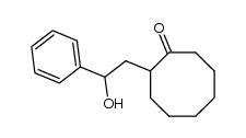 2-(2-hydroxy-2-phenylethyl)cyclooctanone Structure