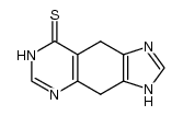 4,9-dihydro-8-mercaptoimidazo[4,5-g]quinazoline Structure