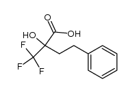 2-hydroxy-4-phenyl-2-(trifluoromethyl)butanoic acid结构式