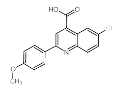 6-Chloro-2-(4-methoxyphenyl)quinoline-4-carboxylic acid picture