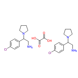 2-(4-CHLORO-PHENYL)-2-PYRROLIDIN-1-YL-ETHYLAMINEHEMIOXALATE picture