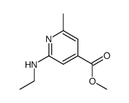 2-ethylamino-6-methyl-isonicotinic acid methyl ester Structure