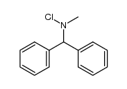 N-chloro-N-methyl-1,1-diphenylmethanamine结构式