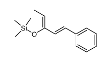 trimethyl({(1Z)-1-[(E)-2-phenylvinyl]prop-1-en-1-yl}oxy)silane结构式