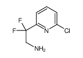 2-(6-Chloro-2-pyridinyl)-2,2-difluoroethanamine结构式