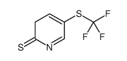 5-[(Trifluoromethyl)sulfanyl]-2(3H)-pyridinethione Structure